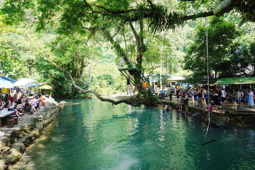 Day Trip Vientiane - VangVieng by Express Train - Blue Lagoon Swim Time: What the Clock Actually Allows