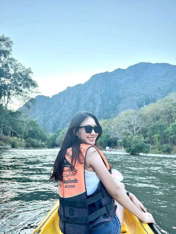From Vientiane: Vang Vieng Tour with Cave Kayak & Zipline - An Mone and Angel Cave area: where kayaking meets climbing energy