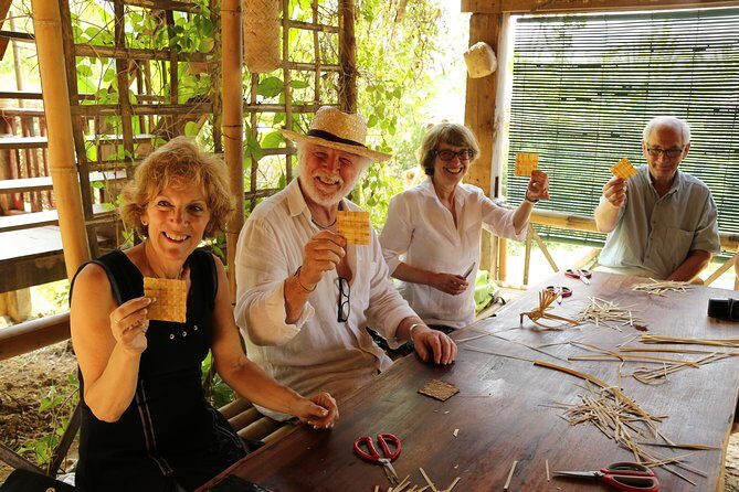 Full Day bamboo experience with cooking class & Kuang si waterfalls - Cooking class highlights: bamboo shoots, banana leaf, and real meal-making