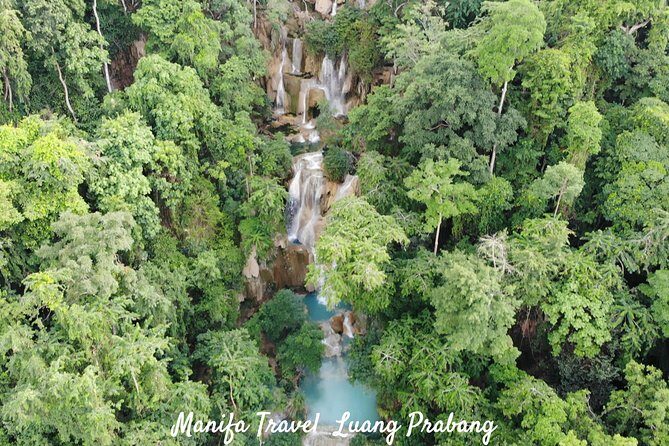 Full Day Trek to Kuang Si Waterfalls, Remote Village - Entering Kuang Si the quieter way from Ban Nong Heo