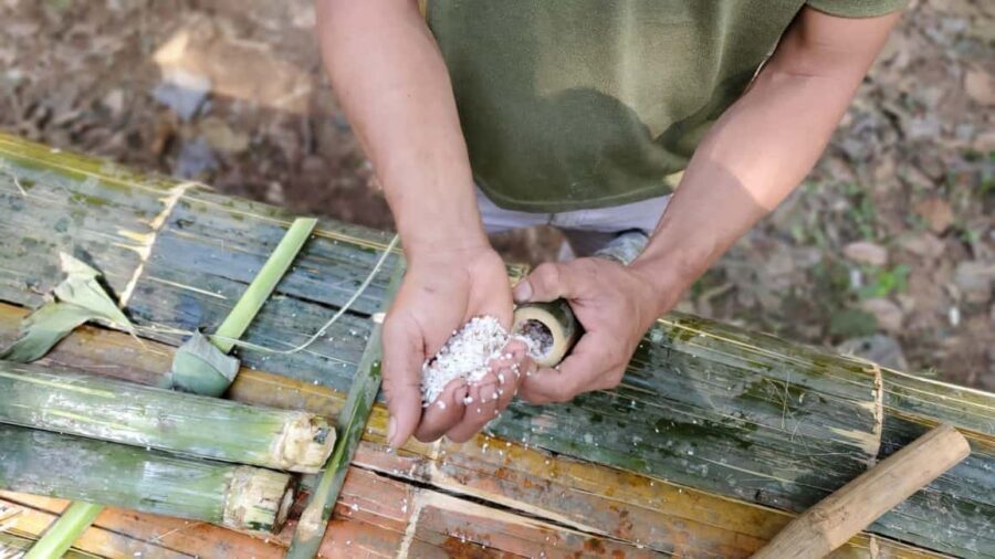 Luang Prabang: Bamboo Forest Cooking-class & Farm Visit - Making bamboo utensils: your take-home cups and chopsticks