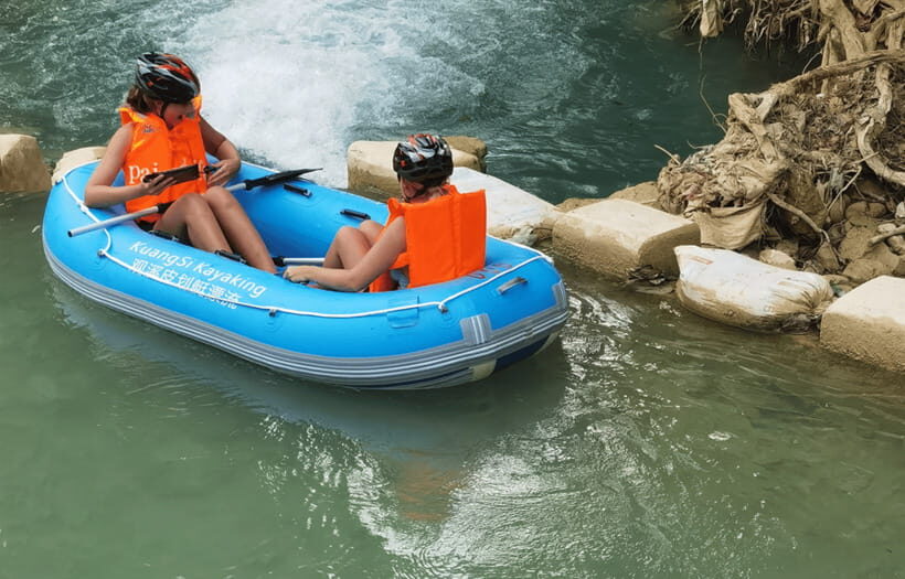 Luang Prabang: Kuang Si Waterfall Jungle Rafting - Distance Options: 1 km vs 3 km (and Who Should Pick Which)