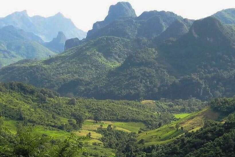 Luang Prabang: Mountain Trek & Local Villages Overnight Tour - Day 2: Rice Fields to Ban Tin Pha, Then Down to Ban Houay Yen and Tad Sae