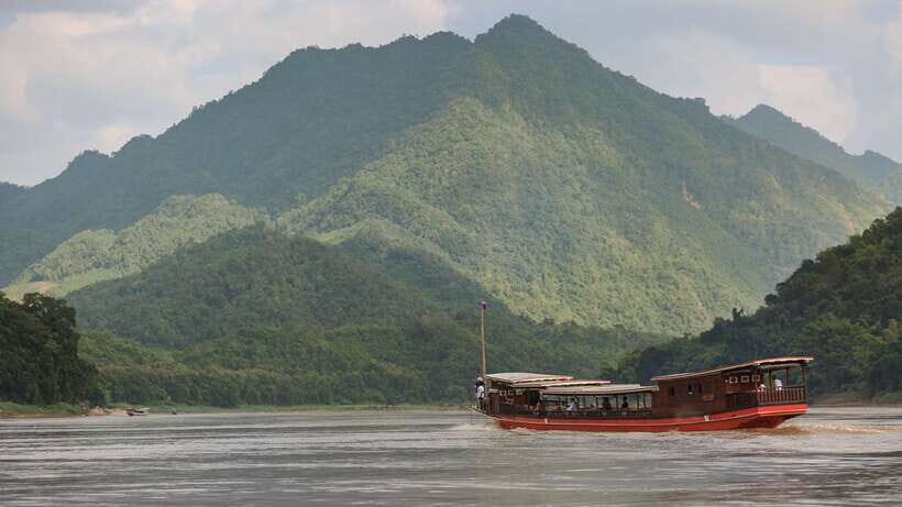 Luang Prabang: Pak Ou Caves & Kuang Si Falls Day Trip - Kuang Si Waterfall: swim time in turquoise water