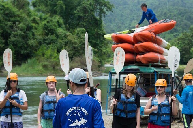 One Day Kayaking, Zipline and Tubing In Cave from Vang Vieng - Key highlights at a glance