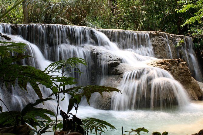 Private Tour Full-day Morning Market, Villages and Scenic Kuang Si Waterfall - Kuang Si Falls: rainforest hike, swim time, and photo spots