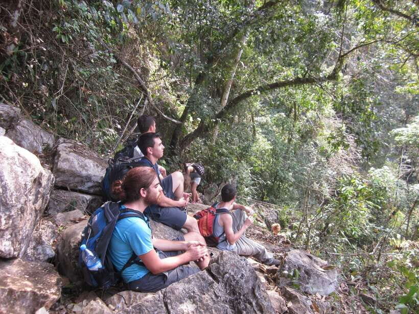 Vang Vieng: Jungle & Caves Full-Day Private Trekking Tour - Climbing the 1500 m Ridge for Views That Actually Matter