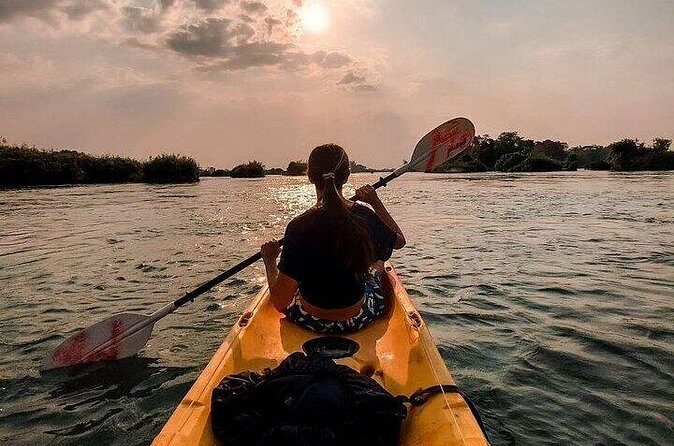 Vang Vieng Kayaking Fun Rapid and Float Tour - The scenery: limestone cliffs, river greenery, and those quiet stretches