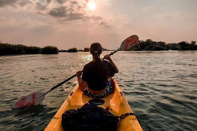 Vang Vieng Kayaking Fun Rapid and Float Tour - On the water: what “small but fun rapids” feels like