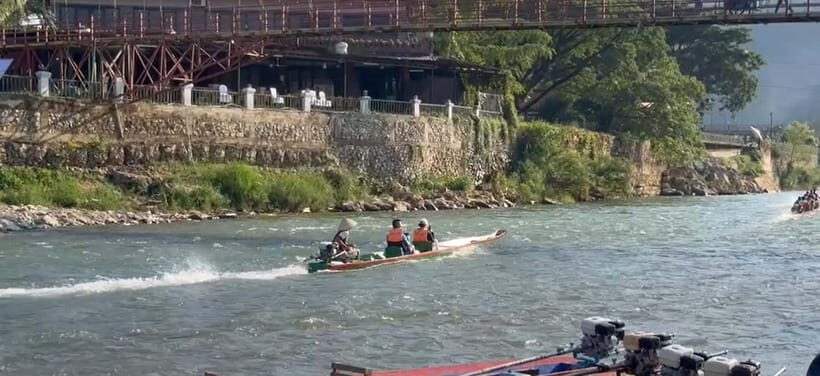 Vang vieng: Longtail boat&Hot Air Balloon&hotel pick-up - Morning balloon vs afternoon balloon: coffee toast or champagne toast