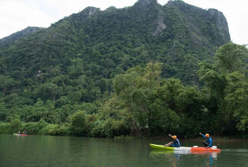 Vang Vieng: Nam Song River Kayak Tour - The Nam Song River setting you actually feel in your body