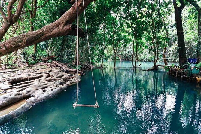 Vang Vieng Tour A - Blue lagoon 3 with Caves and Zipline - Zipline Over Off-Limits Vang Vieng: Treehouse, Bridges, Cliff Walk