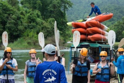Vang Vieng Tour A - Blue lagoon 3 with Caves and Zipline - Starting at 9:00 am: Hotel Pickup and Elephant Cave