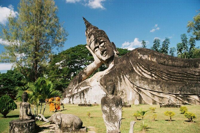 Vientiane City Day Tour and Buddha Park Visit with Lunch | Laos - Carol Cassidy Lao Textiles: a break from temples with real craft know-how