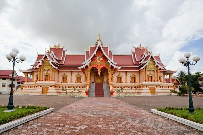 Vientiane Half-Day City Tour - That Luang: the holiest site and the golden spire moment